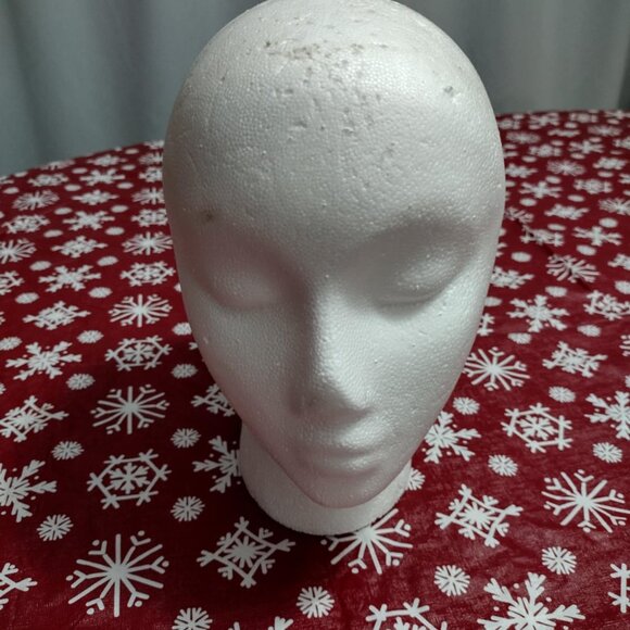 TLC Light Brownish Blonde Wavy Nora Style Wig With 10” Styrofoam Head - Picture 7 of 10